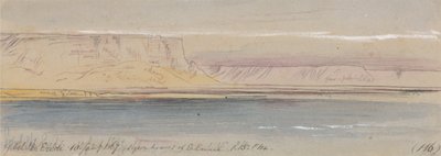 Gebel Sheikh Eredi (Pigeon House of Er Raineh) by Edward Lear